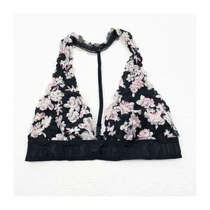 BUY 1 GET 1 FREE Victorias Secret lace bralette floral black pink small t strap